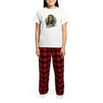 thumbnail image 4 of CafePress - Mona Lisa Dog Pajamas - Women's Short Sleeve Print T-Shirt and Pants Light Cotton Pajama Set, 4 of 7