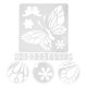 thumbnail image 2 of 25pcs mariposas tablones de pared plantillas de tinta DIY mariposas pintura plantilla, 2 of 8