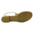 thumbnail image 5 of Style & Co. Womens Brinna Split Toe Casual T-Strap, Sandy Beige, Size 6.5, 5 of 5