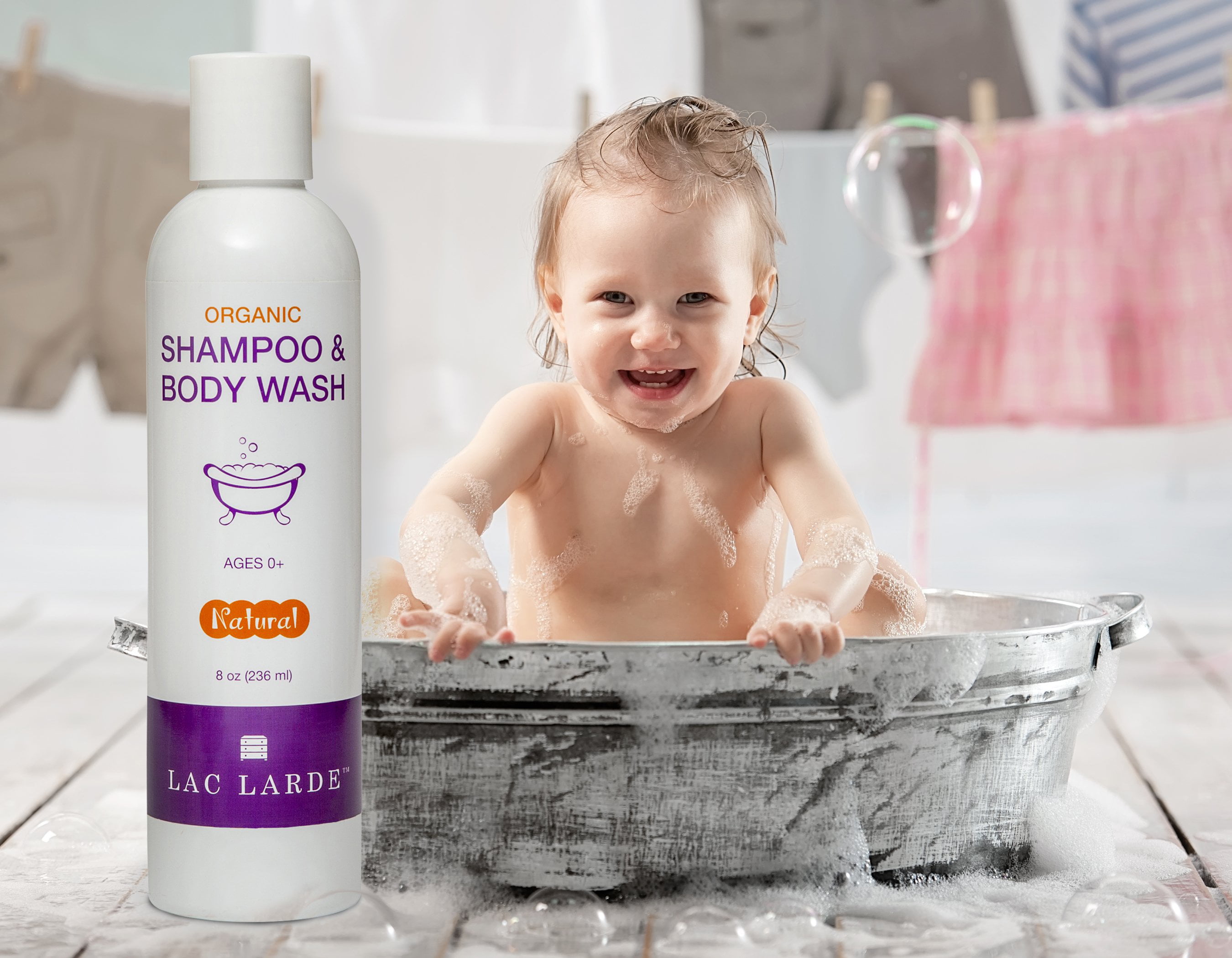 Organic and Natural Shampoo &amp; Body Wash To 24 of Traditional Baby Shampoo) - Walmart.com