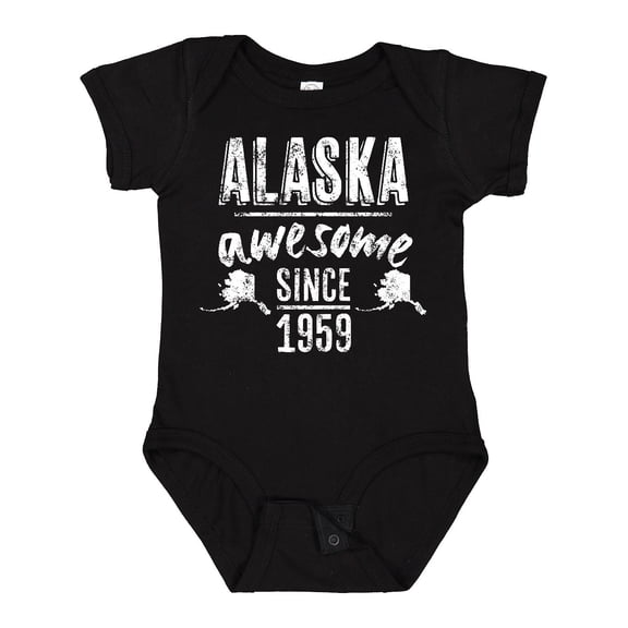 Inktastic Alaska Awesome Since 1959 Boys or Girls Baby Bodysuit
