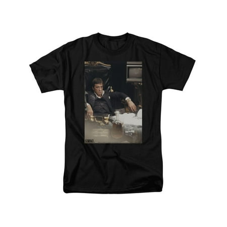 1983 Gangster Crime Drug Movie Tony Montana Sit Back Adult T-Shirt