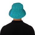 thumbnail image 3 of Balery Blue Green Glitter Sun Hats for Men Women Bucket Hat UPF 50+ Buckey Hat Boonie Hat Foldable UV Protection Hiking Beach Fishing Summer, 3 of 9