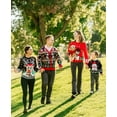 thumbnail image 5 of Socal Look Women's Ugly Christmas Sweater, Long Sleeve Crew Neck Acrylic Holiday Pullover, XL, 5 of 9
