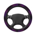 thumbnail image 6 of XMXT Purple Stars Space Print Steering Wheel Cover, Elastic Non-Slip Universal Fit Car Decor Accessories Protector for Auto SUV Trucks, 6 of 8