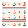 thumbnail image 1 of BSDHOME Seamless Pattern with Anchor Zippered Throw Pillow Cover Cushion Case 20x20 inches Two Sides Printing, 1 of 1