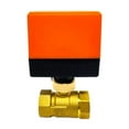 thumbnail image 3 of 1/2" 3/4" 1" 1-1/4" 1-1/2" 2" Electric Ball Valve Brass Air Conditioning Floor Heating Solenoid Valve Two-Way AC220 DC24V DC12V ,Easy to Use, 3 of 6