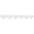 thumbnail image 1 of Ekena Millwork RUNP04X0625X48FRD 4 x 48 Po Pas 0,62 Po de Qualité Architecturale Frederic PVC Course Garniture, 1 of 1