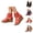 Red, variant on Platform Wedge Sandals for Women 2026 Summer Trendy Pu Leather Peep Toe Buckle Closure Sandal Boots