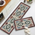 thumbnail image 3 of TaTaai 4Pcs Southwestern Kitchen Mat Cushioned Anti Fatigue Mats for Kitchen Floor,Washable Non Slip Comfort Standing Mat Vintage Rugs Rustic Kitchen Rug Runner for Sink,Laundry, 3 of 5
