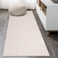 thumbnail image 6 of Yesfashion Carpets Area Rugs Washable 2'3"*8' Modern Solid Hallway Runner Rug Soft Low-Pile Non-Slip Machine Runner Rug for Kitchen Bedroom,Beige Beige texture 2ft3in*8ft, 6 of 7