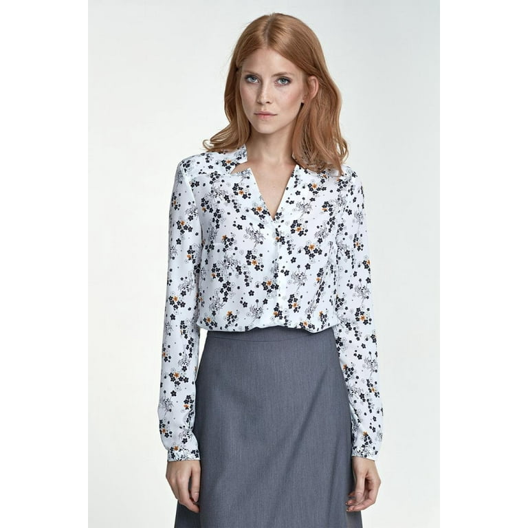 Nife Women s White Elegant shirt 40 Walmart