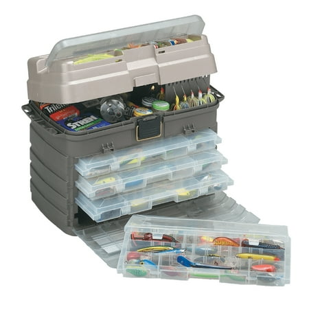 UPC: 0024099075923 | Plano 7592 Guide Series Stowaway Tackle System & Bait Storage with Four Removable Boxes Large