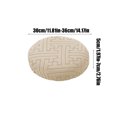 thumbnail image 3 of Round Bar Stool Cover for 12-14 Inch, Polyester Strip Pattern Seat Cover with Elastic Bands for Bar Stool/Round Cushion, Sturdy Washable Stool Cushion Slipcover, 3 of 6