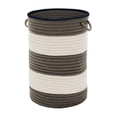 thumbnail image 1 of Color Block Round Basket - Navy/Gray 14''x10'', 1 of 2