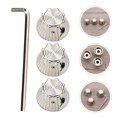 thumbnail image 4 of 4Pcs Metal Guitar Knobs Allen Key Set Volume Tone Control Knobs Guitar Tone Control Buttons Electric Guitar Parts, for Jazz and Bass Guitars Silver, 4 of 9