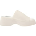 thumbnail image 6 of Steve Madden Womens Slinky30 Wedge Sandal 8 White, 6 of 8
