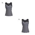 thumbnail image 4 of Greeniant 2021, traje de baño de verano, conjunto de Tankini, traje de baño a rayas, pantalones cortos, traje de baño estampado de piezas, En blanco y negro SG 2piezas, 4 of 6
