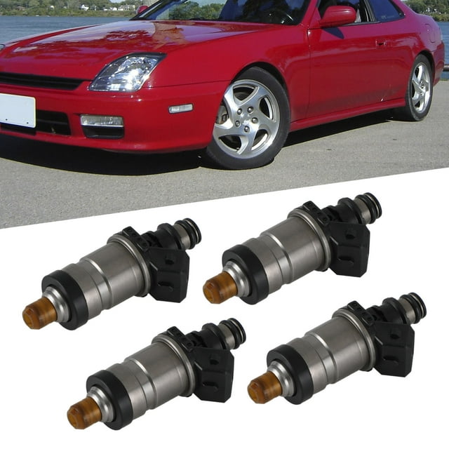4 Pcs Injecteurs de Carburant 06164-P0F-000 Compatibles avec Honda Prelude 2.2L VTEC 1993-1996