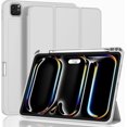 thumbnail image 1 of KOMI Nouvel Étui iPad Pro 13 Pouces M4 (Modèle 2024, 7e Génération) avec Porte-Crayon, Étui Intelligent pour iPad [Compatible avec Pencil Pro et Pencil (USB-C)], Prend en Charge Touch ID et l'Activation/désactivation Automatique, 1 of 5