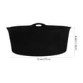 thumbnail image 4 of Slow Cooker Liner Silicone Food Grade 7qt Black Daily Use Cookers Inserts Reusable Multi-function Divider, 4 of 6