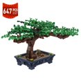 thumbnail image 2 of Bloques de construcción de árbol bonsái para niños, modelo de planta de hierba de flor de arbusto verde, Mini planta, jardín de casa, bloques de montaje, juguetes para niños, 2 of 3