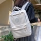 thumbnail image 2 of Mochila moderna impermeable para mujer, Bolsa Escolar bonita para ordenador portátil, libro blanco Kawaii para chica, mochila de viaje para Universidad xuanjing unisex, 2 of 2