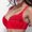 Red, variant on DuoJiaJ Womens Adjustable Youth Large Size Lace Bra Steel Ring Thin Bra Underwear Push Up Bras Beige