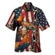 thumbnail image 3 of Camisas y blusas con estampado digital de animales para hombre, camisas casuales de manga corta a la moda para fiestas, playa, sueltas, para hombre, 3 of 4