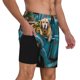 thumbnail image 2 of Fotbe Vintage Pickup Sunflower Dog Traje de Baño para Hombre – Shorts de Natación de Secado Rápido con Forro y Bolsillos-Small, 2 of 6