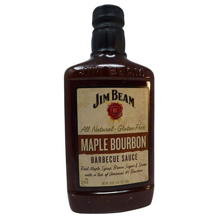 Jim Beam Maple Bourbon BBQ Sauce 18 oz. bottle