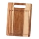 thumbnail image 5 of Tabla de cortar de madera multifuncional resistente para encimera de cocina, bandeja rústica lisa y plana para servir con orificio para colgar, 5 of 9