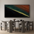 thumbnail image 6 of Large Framed Canvas Wall Art Modern Abstract Landscape Print for Living Room Decoration - 60"x30" Black Framed, 6 of 8