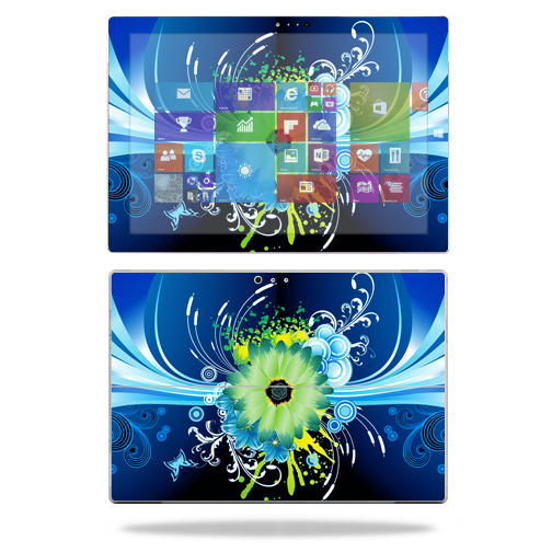 Skin Decal Wrap Compatible With Microsoft Surface Pro 3 Tablet Sticker Design Flower Explosion - image 1 of 4