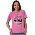 thumbnail image 4 of Mom Judge and Jury Hilarious Mother Women's Plus Size Graphic Tee Brisco Brands 2X, 4 of 5