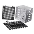 thumbnail image 5 of Estante de jaula de disco duro de acero inoxidable, bandeja de disco duro Caddy para accesorios de computadora, 5 of 5