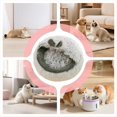 thumbnail image 3 of Cama para Gatos, Cueva Cubierta, para Gatos, Cama para Perros Pequeños, Cálido Antideslizante, Suministros para Mascotas para el Invierno, Gatitos, Cachorros, Balcón A, 3 of 7