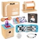 thumbnail image 1 of Juego 9 en 1 de Montessori Toys WOODMAM para bebés de 0 a 6 meses, 1 of 7