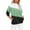 Mint Green, variant on KIHOUT Women's Printed T-shirt Long Sleeves Blouse Crew Neck Casual Tops Sweatshirt