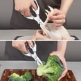 thumbnail image 4 of Yttmshdga Cutter New Kitchen Scissors Stainless All Purpose Kitchen Shears Heavy Duty Scissors For Food Scissors With Comfort Grip Dishwasher Cooking Kitchen Scissors For Chicken Meat, 4 of 8