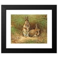 thumbnail image 2 of Victor Stoetzner-Lund 14x12 Black Modern Framed Museum Art Print Titled - Rabbits (1925), 2 of 5