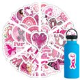 thumbnail image 2 of Calcomanías de vinilo para concienciar sobre el cáncer de mama, 50 unidades, 2 of 2