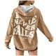thumbnail image 2 of Sudadera con capucha Pntutb Love Never Fails para mujer, estilo Boyfriend de gran tamaño, sudaderas con capucha, suéter Vintage holgado informal, tops Pntutb Pntutb-69, 2 of 6