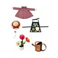 thumbnail image 2 of 23 Inch Porch Goose Outfit Set Fabric Garden Patio Decoration Seasonal Yard Ornament for Outdoor Courtyard Display, 2 of 6