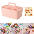 thumbnail image 7 of Desktop Stationary Organizer 5 Compartments Marker Organizer Caddies with Handle Big Capacity Art Supply Storage Holder, 7 of 7