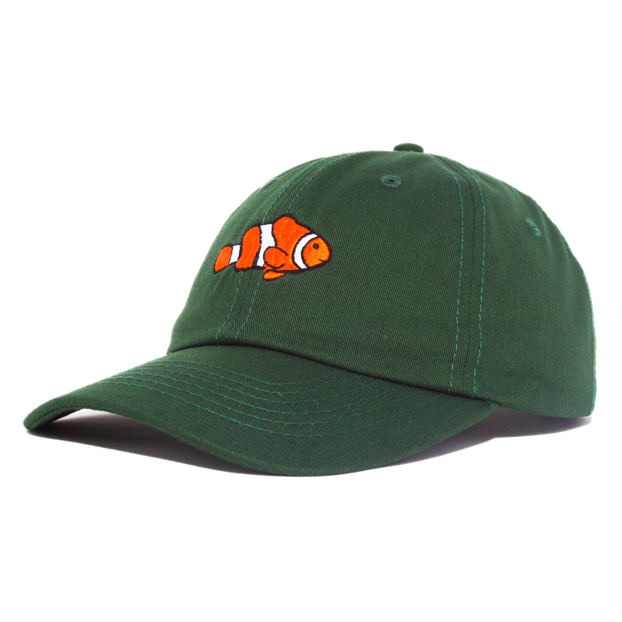 dark green baseball cap
