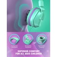 thumbnail image 4 of Seenda Kids Headphones with Mic, Foldable Wired Stereo On-Ear Headphones for Cellphones/Tablet/School/Travel/Christmas/Birthday Gift/School Season, 4 of 7
