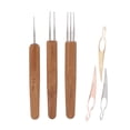 thumbnail image 2 of Dreadlock Crochet Hook Set, Dreadlocks Crochet Hooks For Hair, Dreadlock Crochet Hook Bamboo Needle Weaving Crochet, 2 of 8