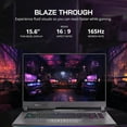 thumbnail image 3 of ASUS ROG Strix G15 15.6" 165Hz WQHD Gaming Laptop, AMD Ryzen7 6800H, NVIDIA GeForce RTX 3060, 32GB DDR5 RAM, 1TB SSD, RGB KB, Thermal Grizzly Cooling, VR-Ready, Gray, Win 11 Pro, 32GB USB Card, 3 of 9