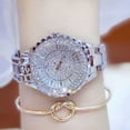 thumbnail image 3 of CNMODLE A02010 Femmes de Luxe Regarder Strass Cadran Acier Bracelet en Quartz Montre-Bracelet, 3 of 5